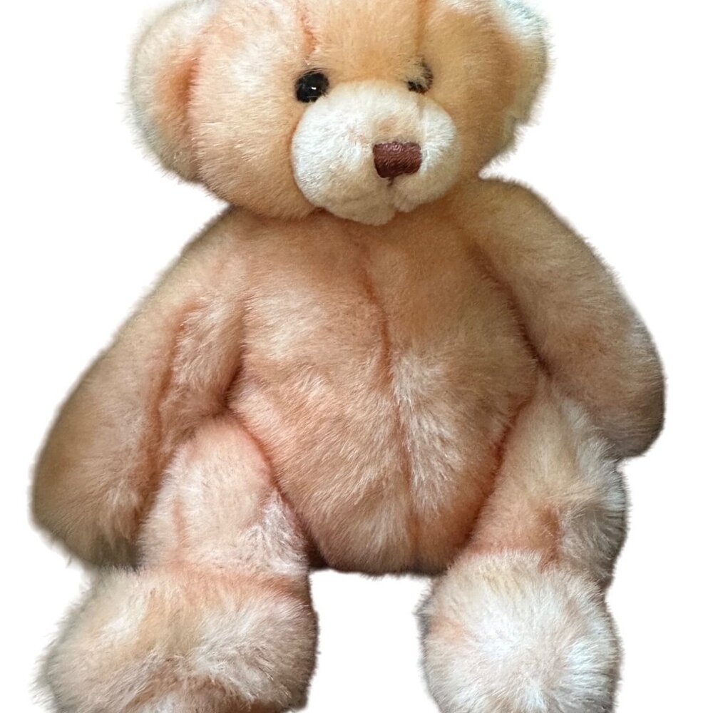 Vtg A & A Plush “Orange Sherbet” Bear 12"